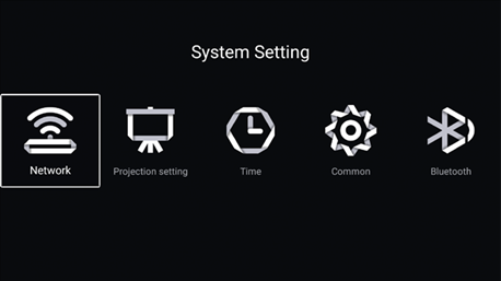Ajuste del sistema del proyector