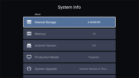 Actualizaci&oacute;n del sistema