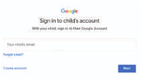 Introducci&oacute;n de la cuenta de Google del ni&ntilde;o en Google Kids Space