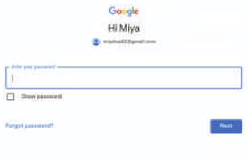 Introducci&oacute;n de la contrase&ntilde;a de la cuenta de Google en Google Kids Space