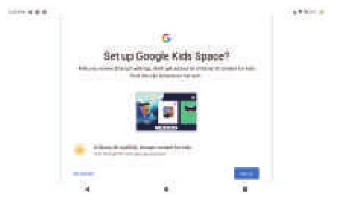 Opci&oacute;n para configurar Google Kids Space