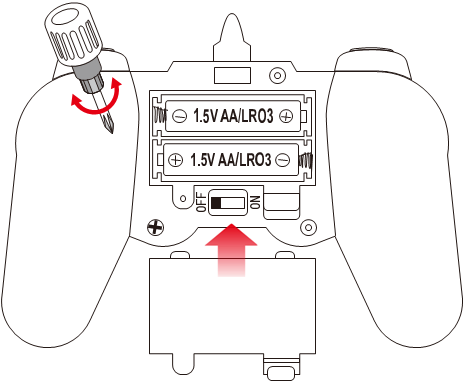 Instalaci&oacute;n de la bater&iacute;a del control remoto
