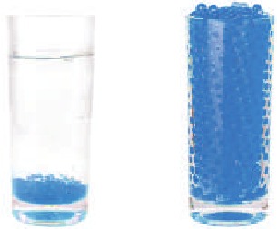Proceso de formaci&oacute;n de bolas de gel de agua