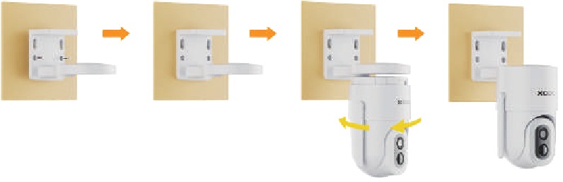Instalaci&oacute;n de la c&aacute;mara inteligente Wi-Fi - Paso 1