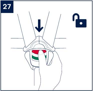 Uso en el modo de orientaci&oacute;n hacia atr&aacute;s - Paso 6
