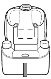 La silla de coche se ha convertido al modo asiento elevador.