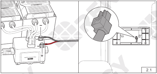 Cableado de alimentaci&oacute;n - Paso 1