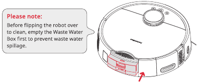 Mantenimiento diario (robot) - Caja de aguas residuales - Paso 3