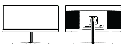 Acoplar el monitor a la base - Paso 2