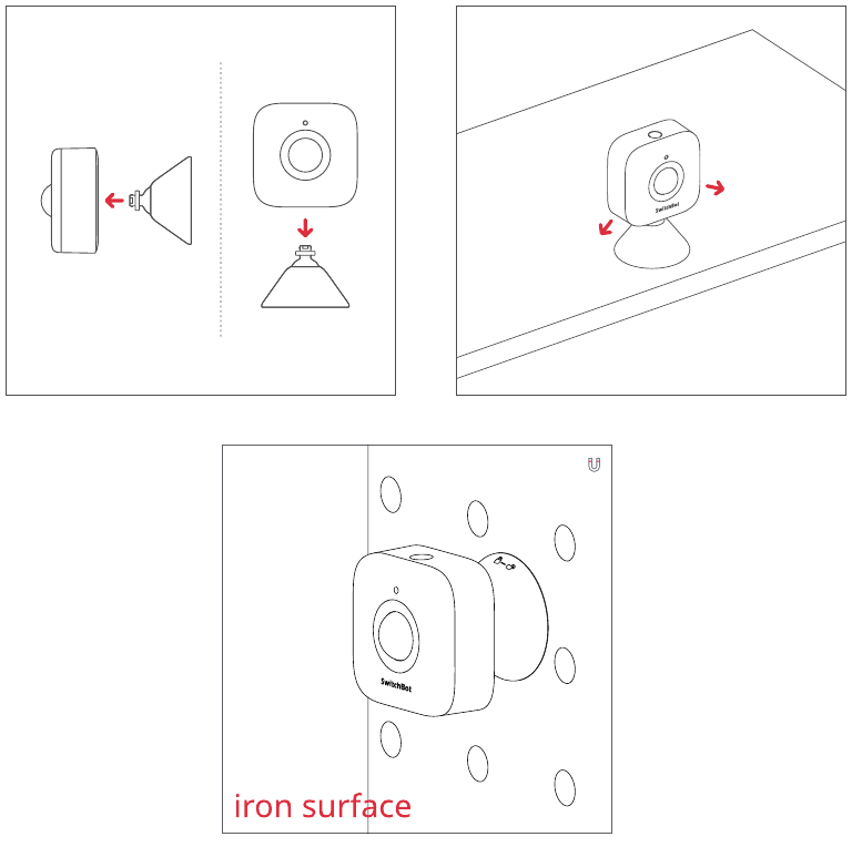 Colocar el sensor de movimiento con la base - Paso 1