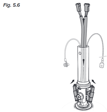 Instalar el tubo de extensi&oacute;n - Paso 4