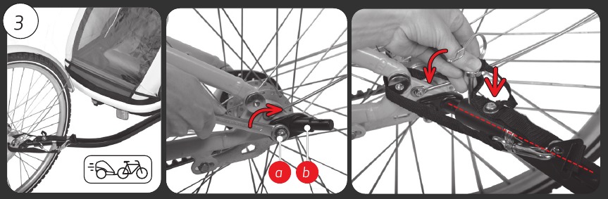 Fijaci&oacute;n del enganche en su bicicleta