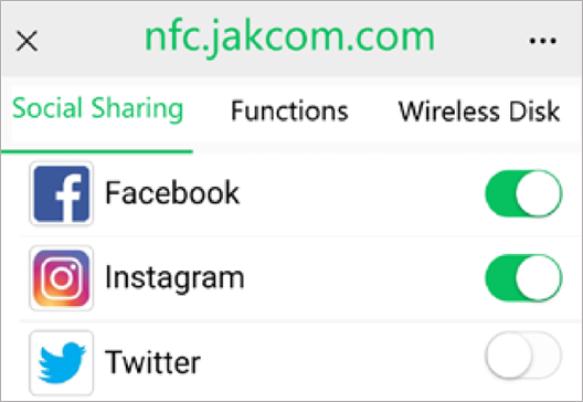 Descripci&oacute;n de la funci&oacute;n NFC