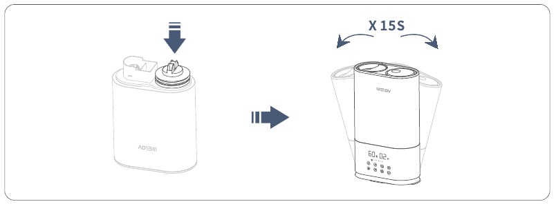 Instrucciones de desinfecci&oacute;n - Paso 2