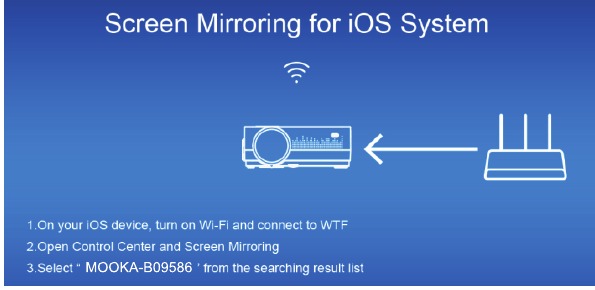iOS - Streaming con su router Wi-Fi - Paso 3
