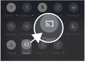 Duplicaci&oacute;n de pantalla - Sistema operativo Android - Conexi&oacute;n inal&aacute;mbrica - Paso 2