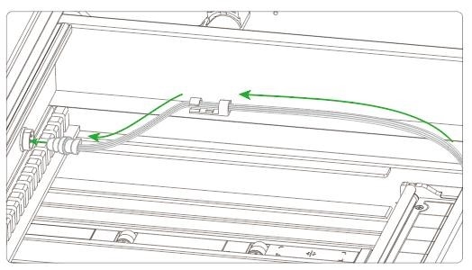 Utilizar el alimentador de cinta transportadora - Paso 2