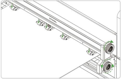 Utilizar el alimentador de cinta transportadora - Paso 6