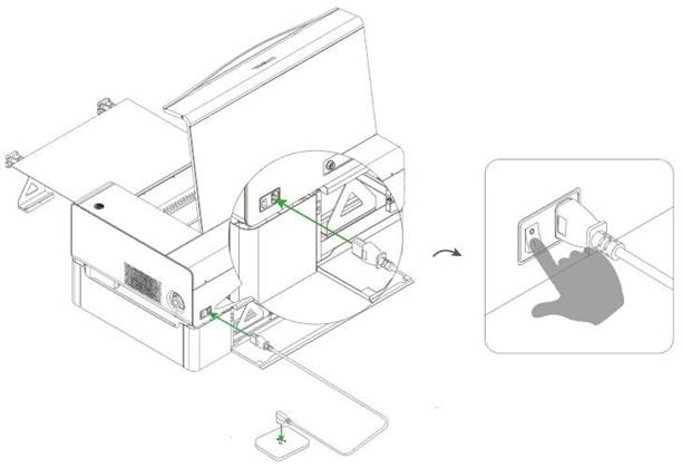 Utilizar el alimentador de cinta transportadora - Paso 8