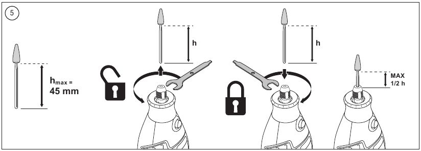 LLAVE INTEGRADA/TAPA DE LA BOQUILLA - Paso 2