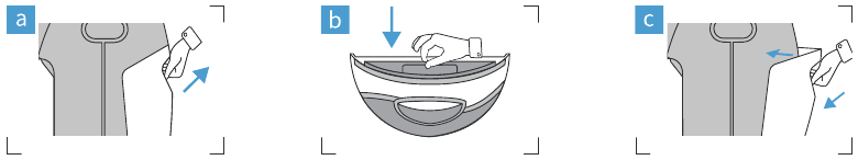 Llenar con agua hervida fr&iacute;a o agua purificada
