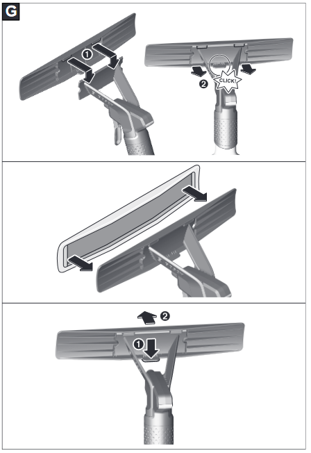 Montaje del cabezal del aplicador de 276 mm