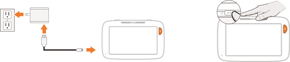 CONEXI&Oacute;N DE ALIMENTACI&Oacute;N AL MONITOR / CARGA DE LA BATER&Iacute;A