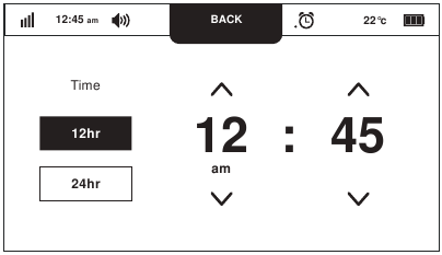 AJUSTES - Ajuste de hora - Paso 2