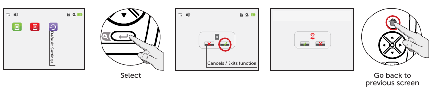 Configuraci&oacute;n predeterminada de f&aacute;brica
