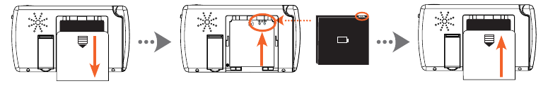 Instale la bater&iacute;a