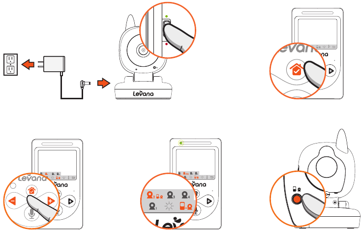 CONFIGURACI&Oacute;N - Emparejamiento de la unidad principal y la c&aacute;mara