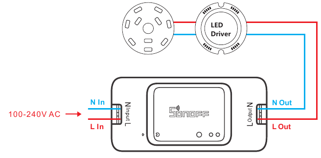 Instrucciones de cableado de la l&aacute;mpara de techo - Paso 1