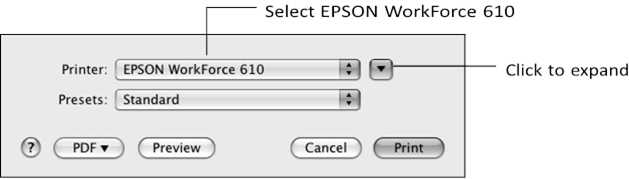 Impresi&oacute;n con un Macintosh - Mac OS X 10.5 - Paso 1