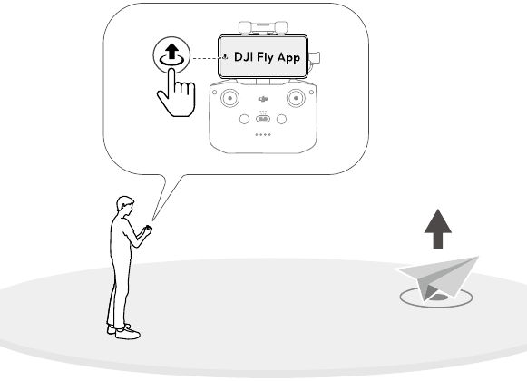 M&eacute;todo de control 1: Control RC - Despegue