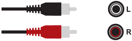 C&oacute;mo conectar su dispositivo mediante un cable de audio est&eacute;reo RCA