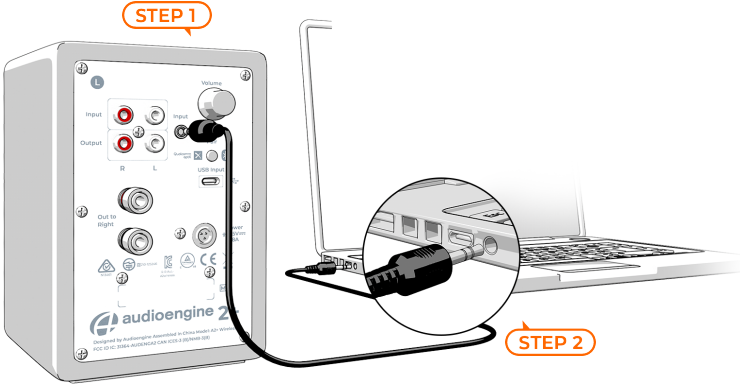 CONEXI&Oacute;N CON CABLE DE 3,5 mm