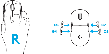 CONFIGURACIONES DE LOS BOTONES - Diestro