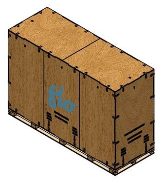 Descarga de la caja del cami&oacute;n