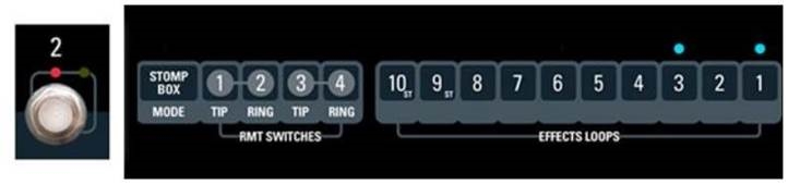 Usando el modo Stompbox para restar (un preset) - Paso 3