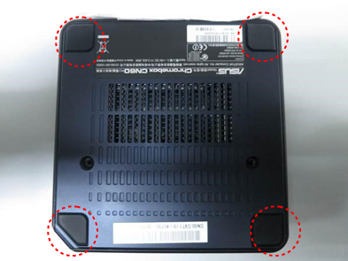 Procedimiento de desmontaje - Cubierta y HDD - Paso 1