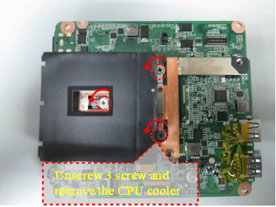 Procedimiento de desmontaje - Cubierta y HDD - Paso 6
