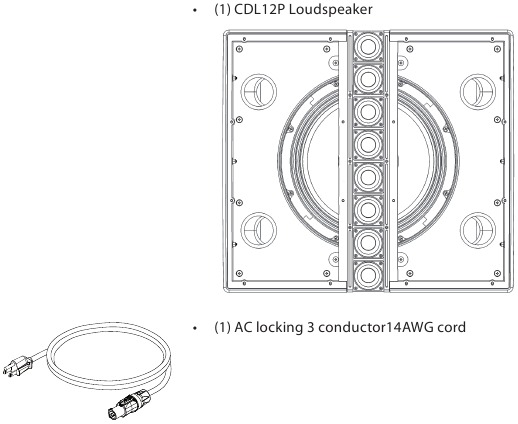 Contenido de la caja del PreSonus CDL12P