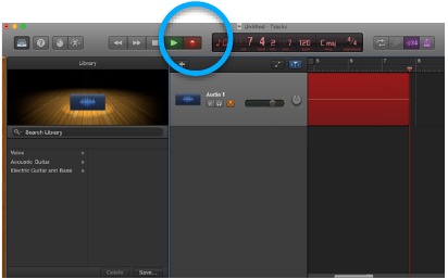 Configuraci&oacute;n del software - con GarageBand - Paso 4