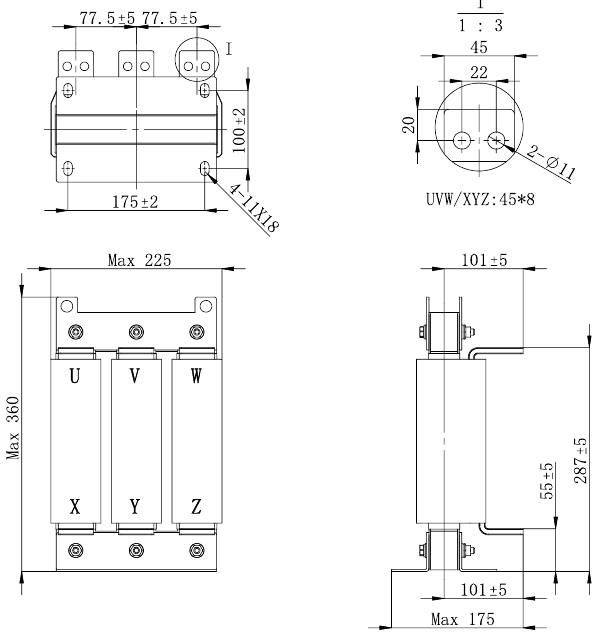 Reactor de corriente circulante paralelo - Ejemplo 3