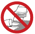 No recoja agua o l&iacute;quidos