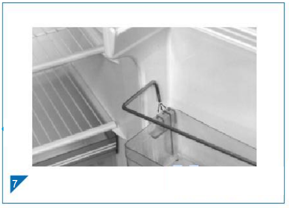 Uso del compartimento de refrigeraci&oacute;n y los accesorios - Paso 2