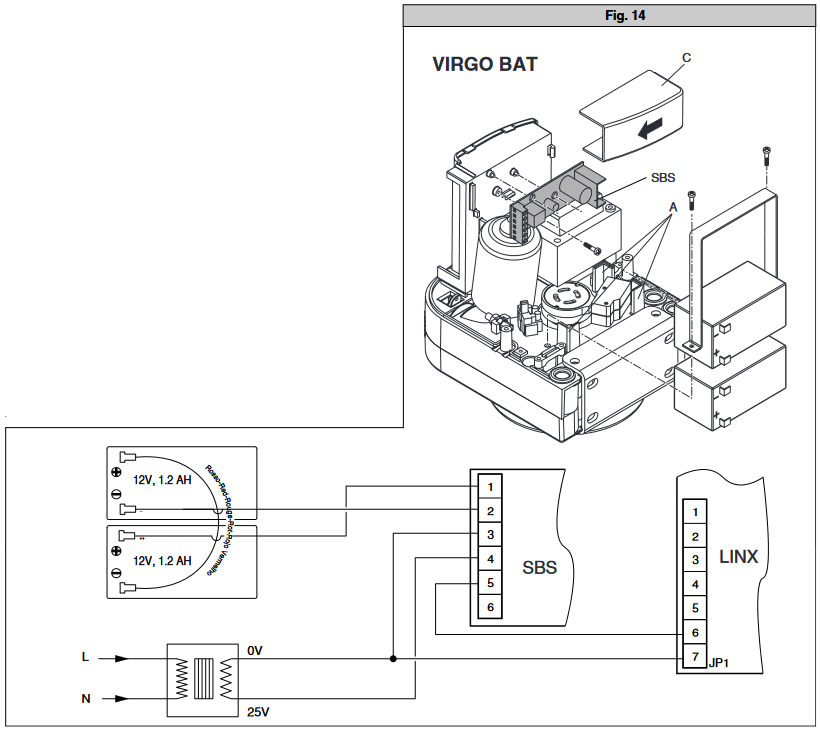 INSTALACI&Oacute;N DEL KIT DE BATER&Iacute;A VIRGO BAT