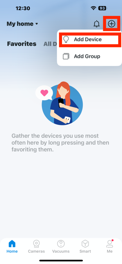 A&ntilde;adir dispositivo en la app Tapo