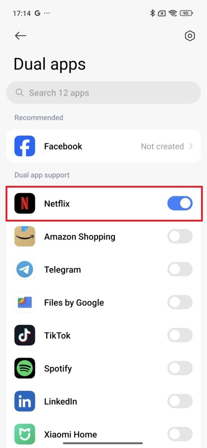 Activar Aplicaciones Duales para Netflix en Xiaomi