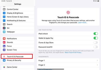 Cómo configurar Touch ID en tu iPad de 10.ª generación | ManualsLib